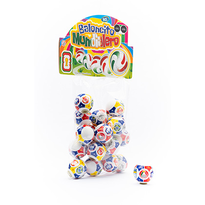 producto paquete de baloncito mundialero en dulciplas