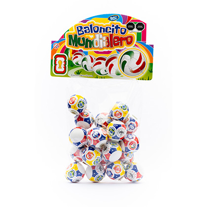 producto paquete de baloncito mundialero en dulciplas