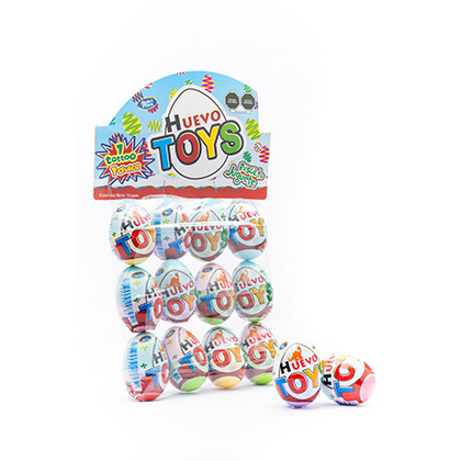 producto en paquete huevo toys en dulciplas